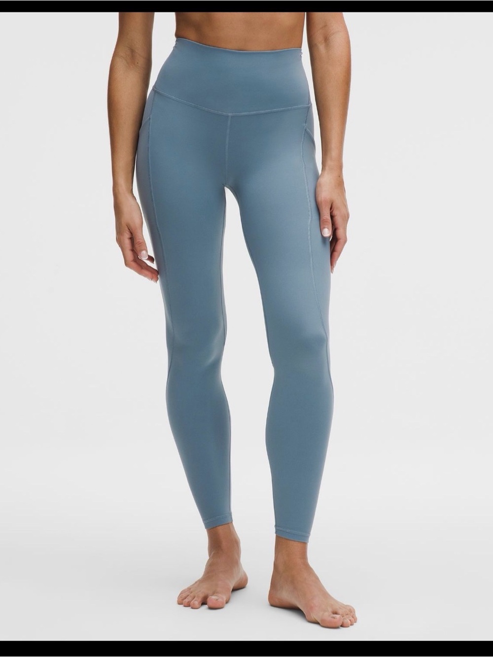 NWT Lululemon Align High-rise legging 28” Steel Blue